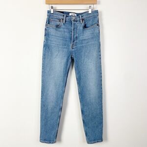 RE/DONE Womens‎ Size 28 Mid 90s High Rise Ankle Crop Jeans Denim